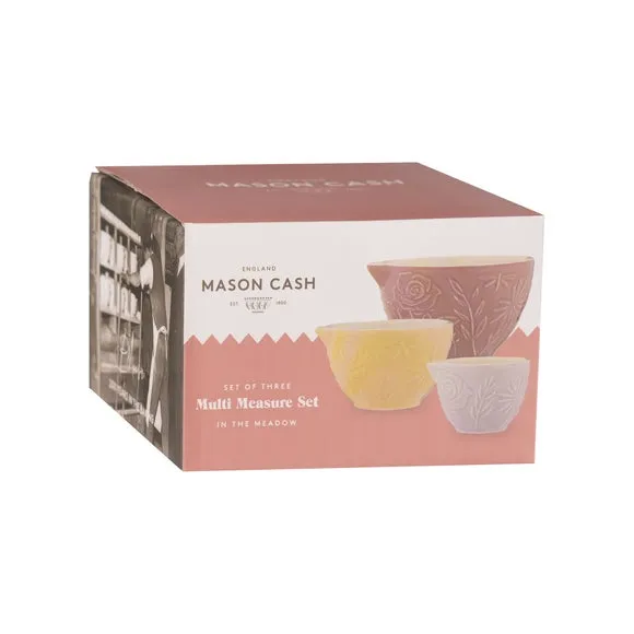 3-Piece Measuring Cup Set - Multicolor