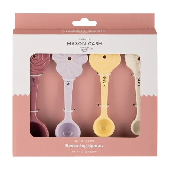 4-Piece Measuring Spoon Set - Multicolor, Stoneware