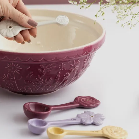 4-Piece Measuring Spoon Set - Multicolor, Stoneware image
