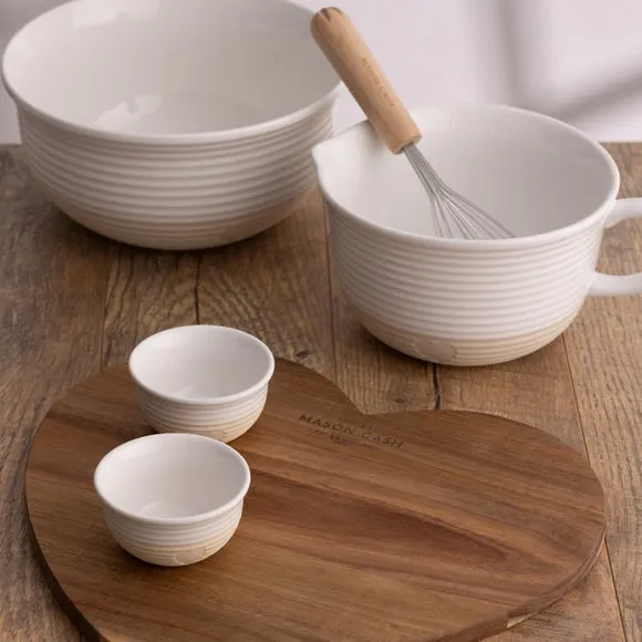 Heart Chopping Board - Cream, Acacia Wood image