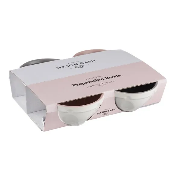 Set of 4 Mini Bowls - Cream, Stoneware