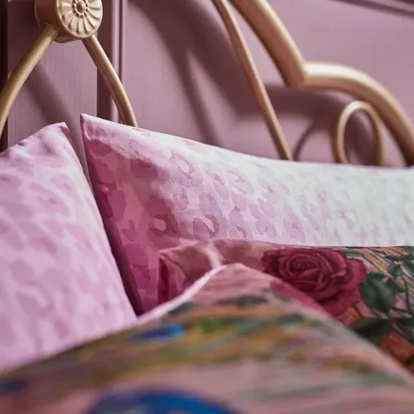 Pillowcase Pair Reversible - Pink, Cotton