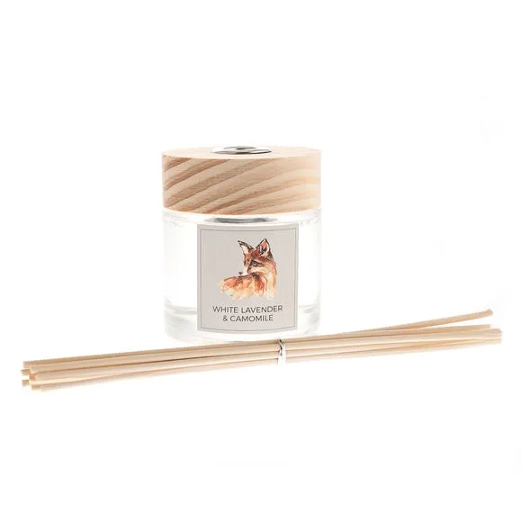150ml Reed Diffuser with Fox Design - Clear