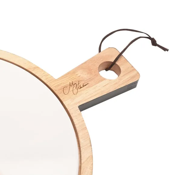 Highland Serving Board - White, Wood & Ceramic
