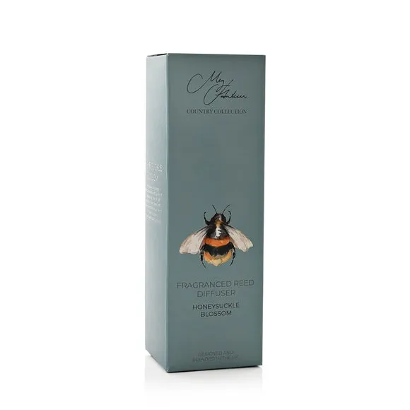 Reed Diffuser with Bee Design - Clear, Glass