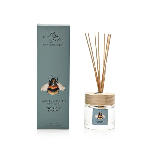 Reed Diffuser with Bee Design - Clear, Glass image