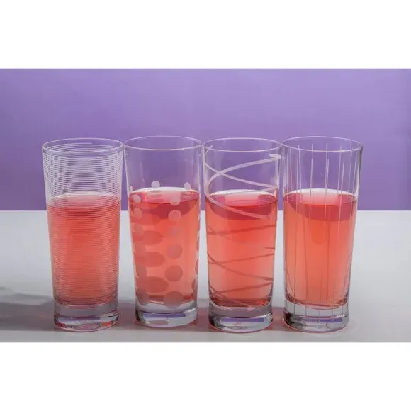 4-Piece Highball Glass Set - Clear, Crystal image