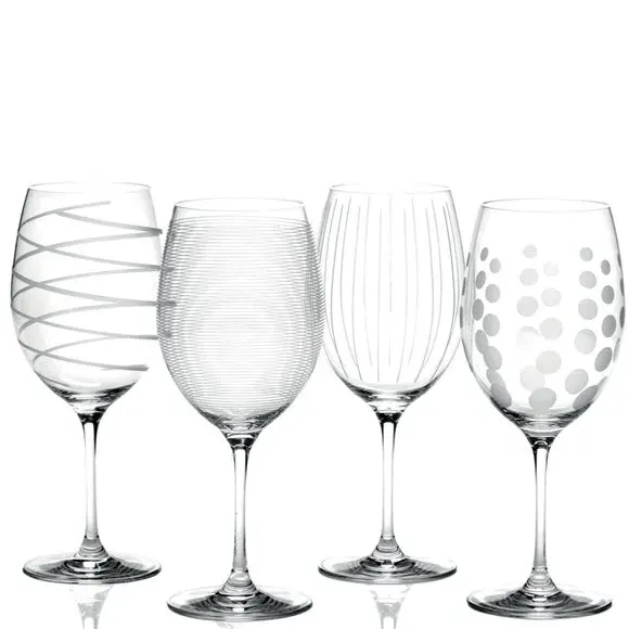 4-Piece Wine Glass Set - Clear, Crystal image