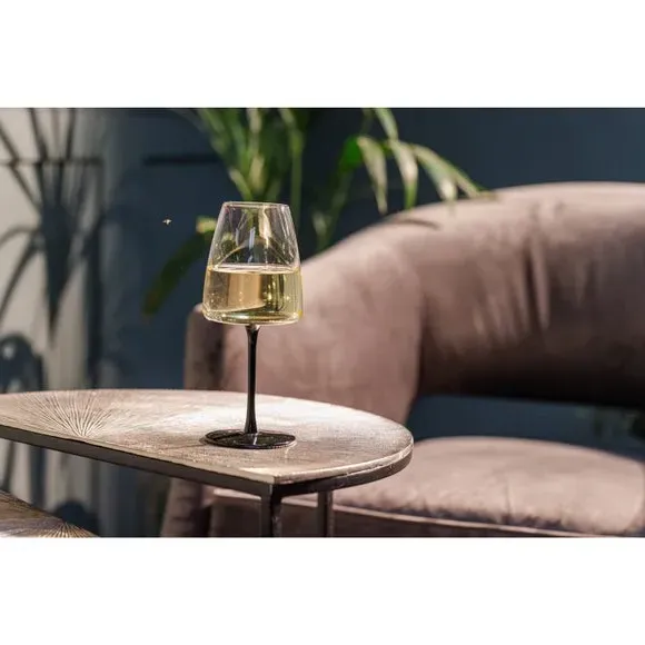 Set of 4 Wine Glasses - Clear, Crystal