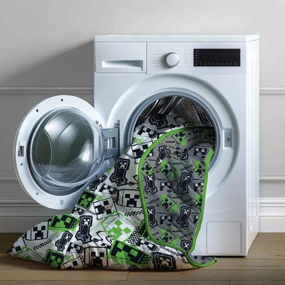 Single Duvet Set 10.5 Tog - Green, Polyester