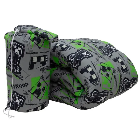 Single Duvet Set 10.5 Tog - Green, Polyester