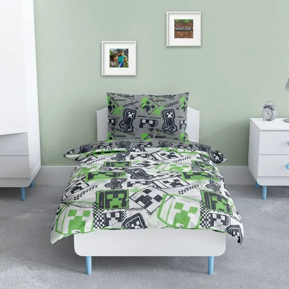 Single Duvet Set 10.5 Tog - Green, Polyester