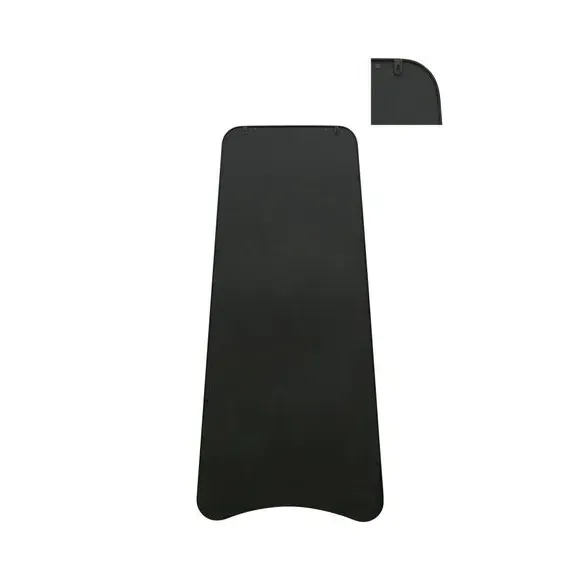 Abstract Wall Mirror Indoor Outdoor - Black, Metal
