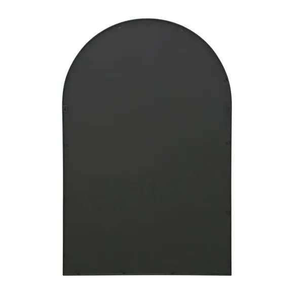 Arched Full Length Wall Mirror - Black, Metal
