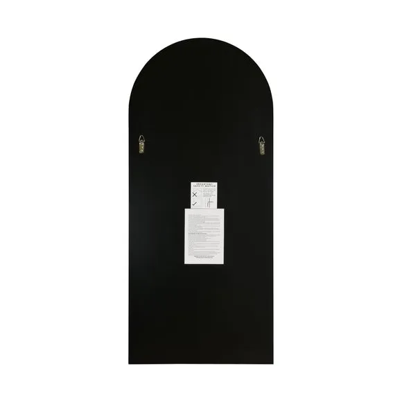 Arched Full Length Wall Mirror - Clear, Glass