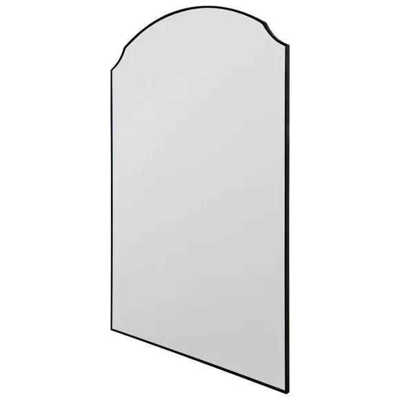 Arched Wall Mirror - Black Frame