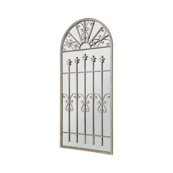Arched Wall Mirror - Stone Finish
