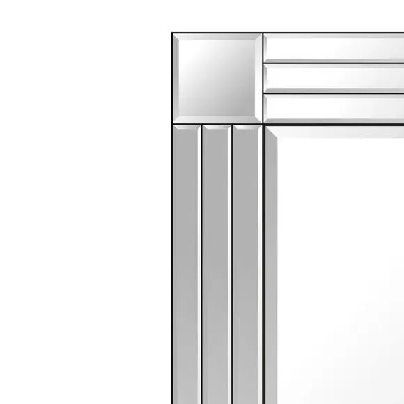 Free Standing Leaner Mirror - Clear, Glass