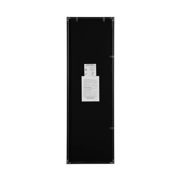 Full Length Wall Mirror - Black, Aluminium