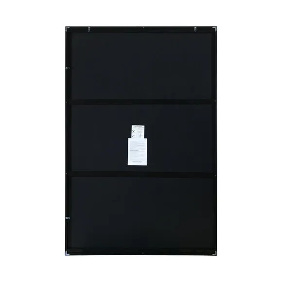 Full Length Wall Mirror - Black, Aluminium
