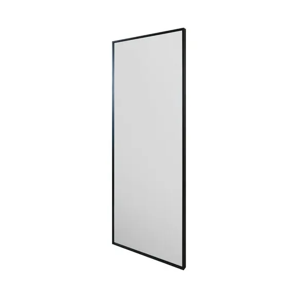 Full Length Wall Mirror - Black, Aluminium