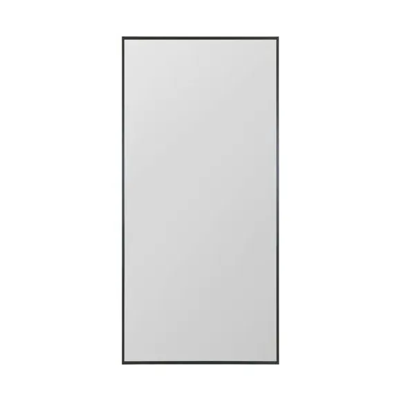 Full Length Wall Mirror - Black, Aluminium