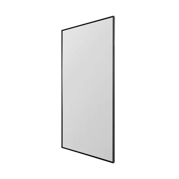 Full Length Wall Mirror - Black, Aluminium