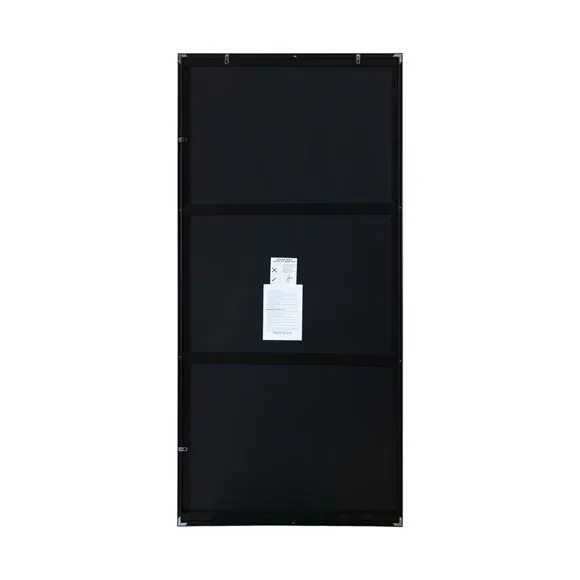 Full Length Wall Mirror - Black, Aluminium