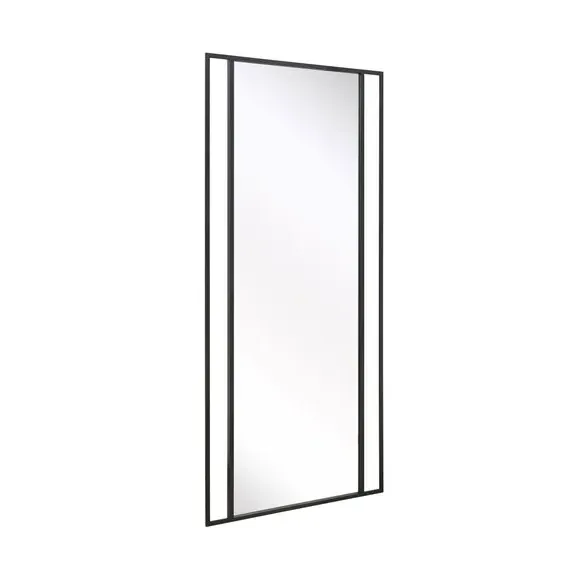 Full Length Wall Mirror - Black, Metal