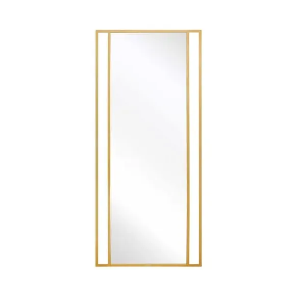 Full Length Wall Mirror - Gold, Metal