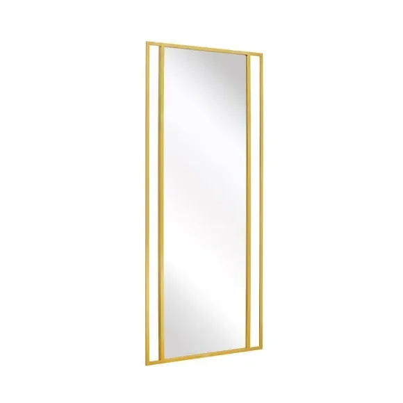 Full Length Wall Mirror - Gold, Metal