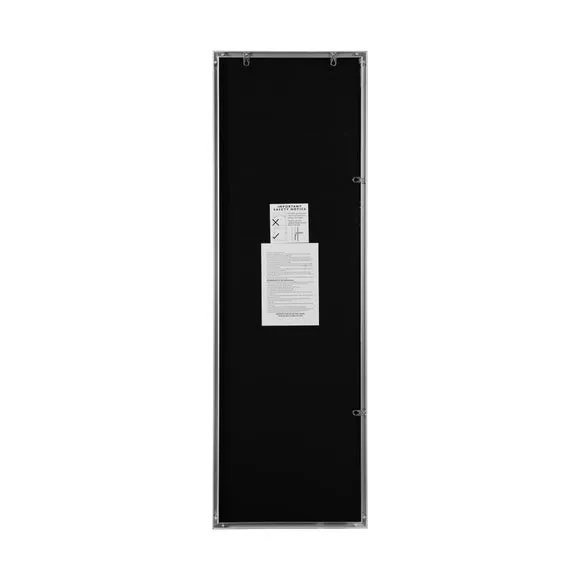 Full Length Wall Mirror - Silver, Aluminium