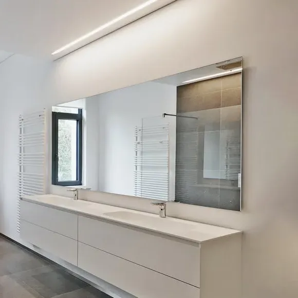 Large Rectangle Wall Mirror - Clear Glass