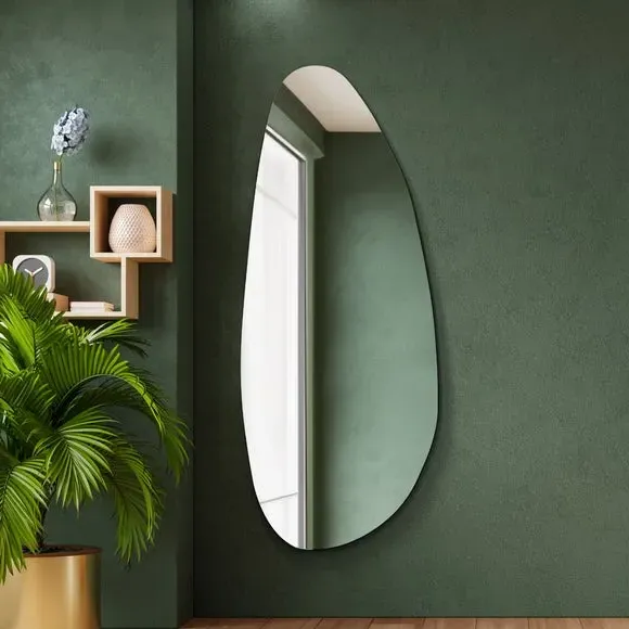 Organic Pond Wall Mirror - Clear, Glass