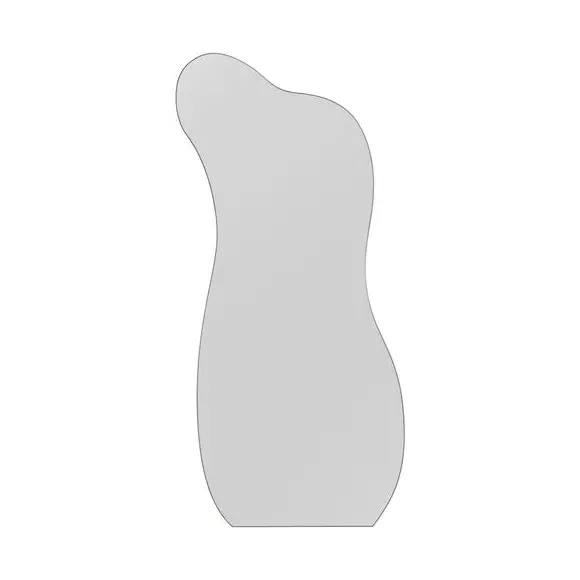 Pebble Full Length Leaner Mirror - Clear