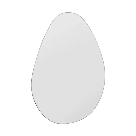 Pebble Wall Mirror Frameless - Clear, Glass