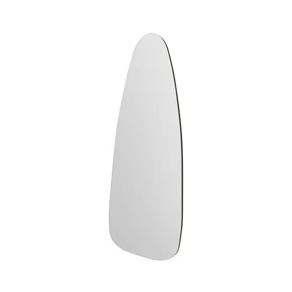 Pond Shape Wall Mirror Frameless - Black