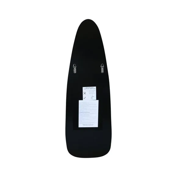 Pond Shape Wall Mirror Frameless - Black