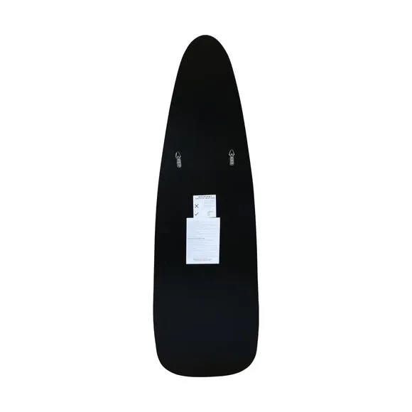 Pond Shape Wall Mirror Frameless - Black
