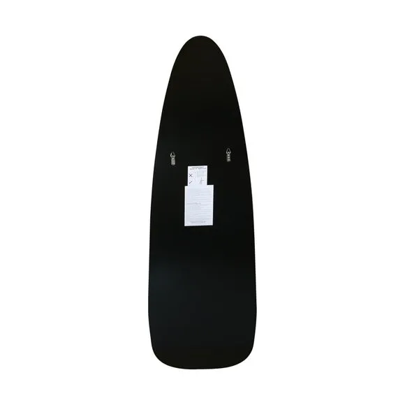 Pond Shape Wall Mirror Frameless - Black