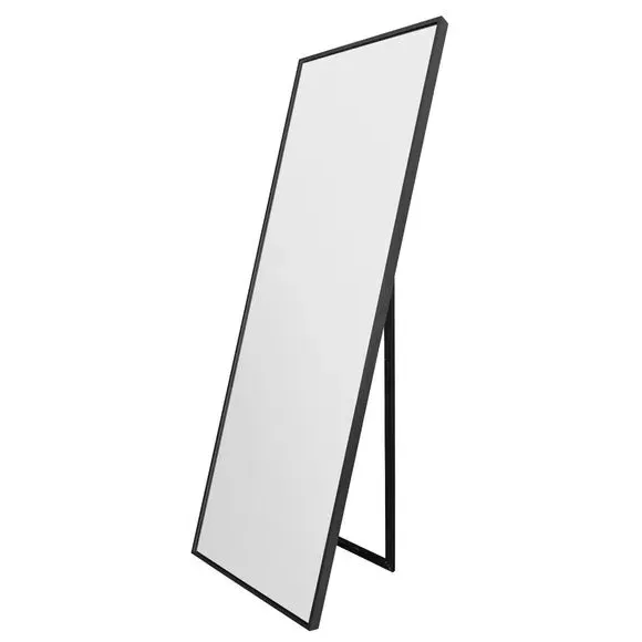Rectangle Cheval Mirror Freestanding - Black