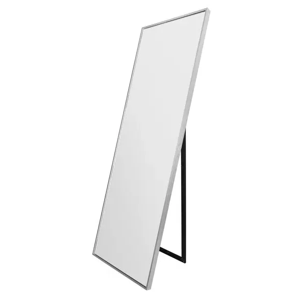 Rectangle Cheval Mirror Freestanding - Silver
