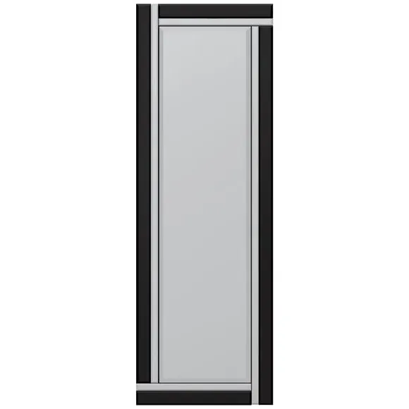 Rectangle Full Length Cheval Mirror - Black