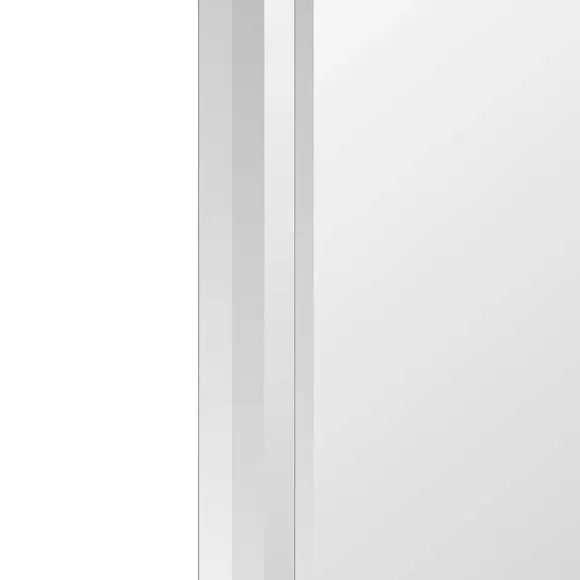 Rectangle Full Length Leaner Mirror - Silver