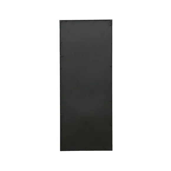 Rectangle Full Length Wall Mirror - Black, Metal