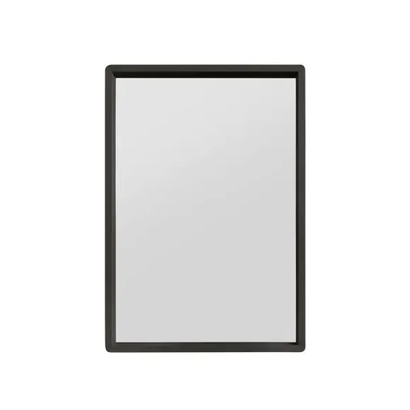 Rectangle Full Length Wall Mirror - Black, Oak