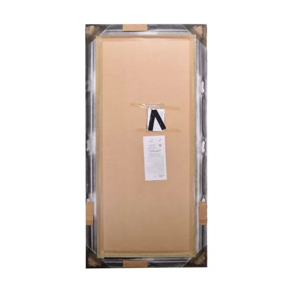Rectangle Full Length Wall Mirror - Black