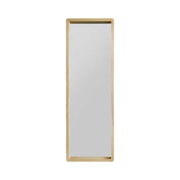 Rectangle Full Length Wall Mirror - Brown, Oak