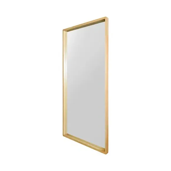 Rectangle Full Length Wall Mirror - Brown, Oak