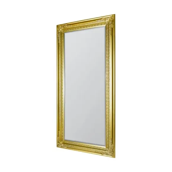 Rectangle Full Length Wall Mirror - Gold
